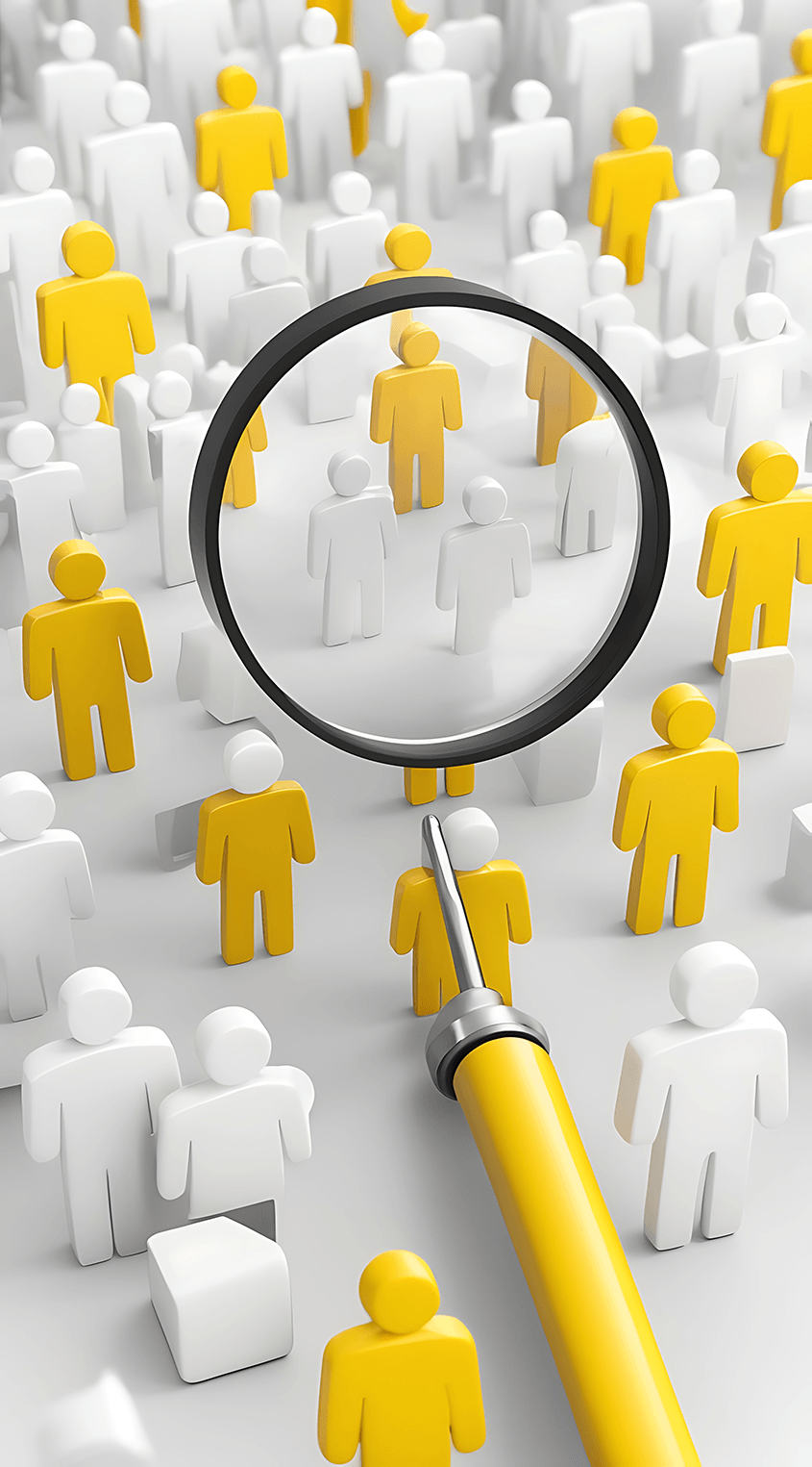3D illustrative image of Business CRM